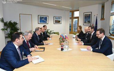 Джейхун Байрамов - Джейхун Байрамов встретился с министром иностранных дел Словакии - trend.az - Азербайджан - Бельгия - Словакия