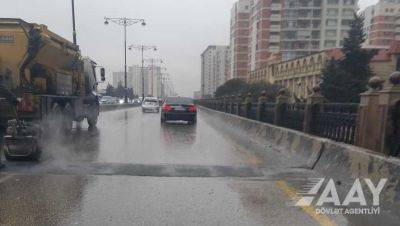 Устранено проседание асфальтобетонного покрытия на мосту в Баку - trend.az - Азербайджан - Баку - район Насиминский