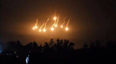 Завораживающее зрелище: ЦАХАЛ зажег в небе над Газой восемь ханукальных свечей. ВИДЕО - 9tv.co.il - Израиль - Над - Газой