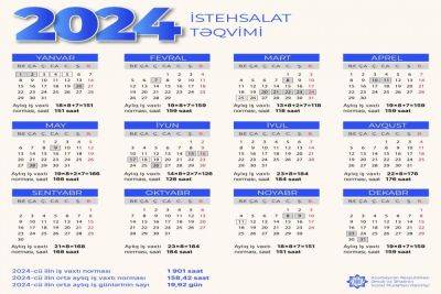 Объявлены нерабочие дни в Азербайджане в 2024 году - trend.az - Азербайджан - Президент