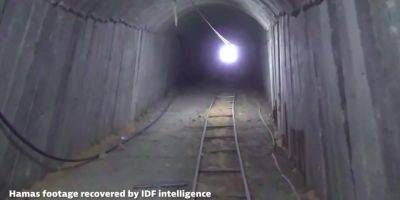 Может ездить транспорт. ЦАХАЛ показал самый большой тоннель ХАМАС, который обнаружили в Газе — видео - nv.ua - Израиль - Украина - Хамас