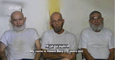 Амирам Купер - Йорам Мецгер - Боевики ХАМАС обнародовали видео, на котором трое израильских заложников умоляют их освободить - dsnews.ua - Израиль - Тель-Авив - Украина - Хамас