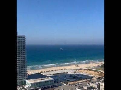 Видео: ракета взорвалась в море напротив Бат-Яма - mignews.net - Израиль