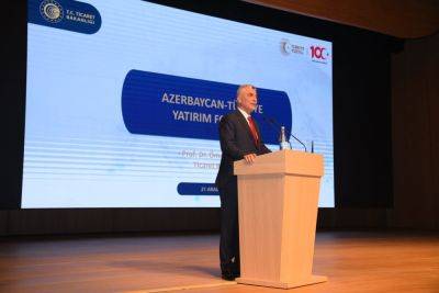 Болат Омер - Омер - Турция готова поделиться опытом с Азербайджаном на пути вступления в ВТО - Омер Болат - trend.az - Турция - Азербайджан