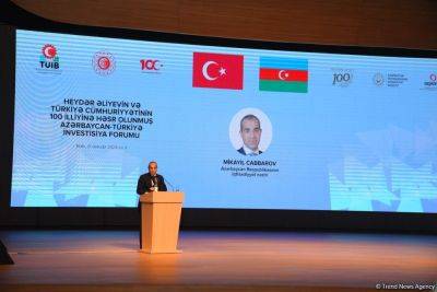 Совместные проекты, реализуемые частным сектором, играют важную роль в развитии экономики Азербайджана и Турции - Микаил Джаббаров - trend.az - Турция - Азербайджан - Баку - Тбилиси