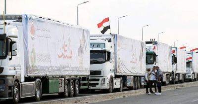 Более 5,4 тыс. грузовиков с гуманитарной помощью въехали в Газу с 7 октября - dialog.tj - Израиль - Палестина