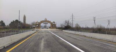 В Хачмазе сдан в эксплуатацию новый мост (ФОТО) - trend.az - Россия - Азербайджан - район Хачмазский