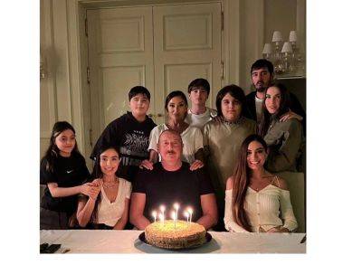Ильхам Алиев - Лейла Алиева - Алиев - Президент Ильхам Алиев отметил день рождения в кругу семьи (ФОТО) - trend.az - Азербайджан - Президент