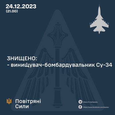 Четвертый за неделю: ВСУ сбили еще один Су-34 россиян - mignews.net - Украина