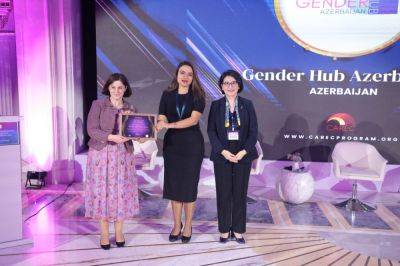 Организация Gender Hub Azerbaijan стала победителем премии CAREC по Гендерному Равенству (ФОТО) - trend.az - Китай - Монголия - Азербайджан - Грузия - Таджикистан - Казахстан - Туркмения - Узбекистан - Тбилиси - Пакистан - Киргизия