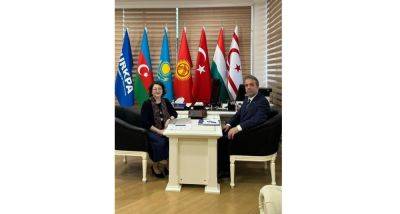 Актоты Раимкулова - Президент Фонда тюркской культуры и наследия встретилась с генсеком ТЮРКПА - trend.az - Турция - Президент