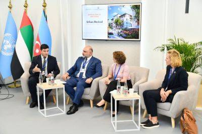 Делегация госкомитета Азербайджана участвует в мероприятиях COP28 (ФОТО) - trend.az - Эмираты - Азербайджан - Баку - Дубай