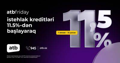 Azer Turk Bank продлил кампанию «atb friday» - trend.az
