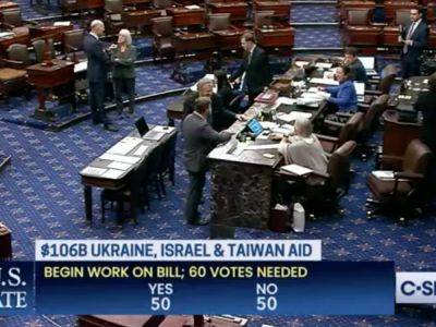 Джон Байден - Берни Сандерс - Сенат США заблокировал вынесение на голосование законопроекта о помощи Украине, Израилю и Тайваню - nikk.agency - Израиль - Сша - Украина - Мексика - Тайвань