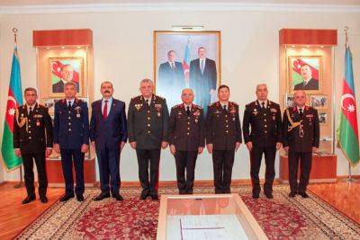 Гейдар Алиев - Генерал армии Турции посетил Военный институт имени Гейдара Алиева - trend.az - Турция - Азербайджан