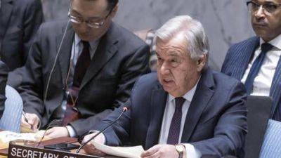 Антониу Гутерриш - США наложили вето на решение Совбеза ООН о прекращении огня в Газе - vesty.co.il - Израиль - Египет - Иран - Сша - Ливан - Йемен