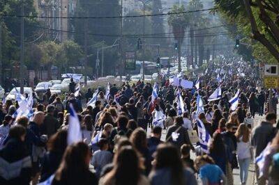Яир Лапид - 100 тысяч израильтян вышли на протест против судебной реформы в Иерусалиме - nashe.orbita.co.il - Израиль - Иерусалим