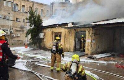 Пожар на фабрике в Иерусалиме, эвакуированы пациенты соседней больницы - nashe.orbita.co.il - Иерусалим
