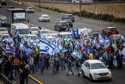 Резервисты перекрыли 1 шоссе в знак протеста против «реформ» Нетанияху - Левина - news.israelinfo.co.il - Иерусалим