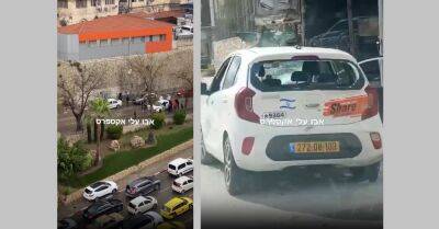 Только чудо спасло немецких туристов, заехавших в Шхем на автомобиле с израильскими номерами и флагом - 9tv.co.il - Палестина - Тель-Авив