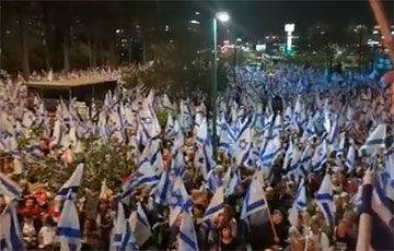 Беньямин Нетаньяху - Около полумиллиона израильтян вышли на массовые демонстрации против судебной реформы - charter97.org - Израиль - Тель-Авив - Белоруссия
