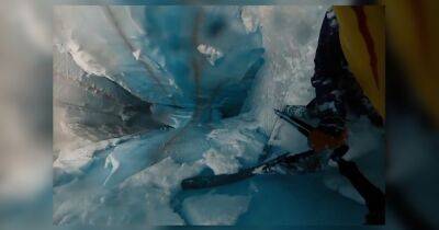 Французский лыжник чудом выжил, провалившись в бездонную расщелину в Альпах (видео) - focus.ua - Украина - Англия - Франция - Видео