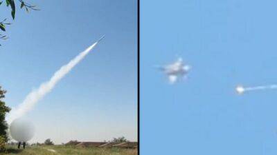 Видео: ВВС ЦАХАЛа сбили беспилотник над Газой, ХАМАС запустил ракету по истребителю - vesty.co.il - Израиль