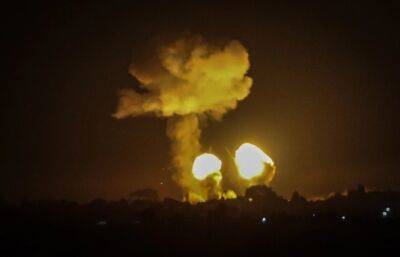 ВВС Израиля уничтожают туннели ХАМАС в Газе - nashe.orbita.co.il - Израиль
