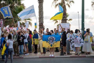 В Тель-Авиве россияне устроили провокации на митинге в поддержку Украины - cursorinfo.co.il - Израиль - Россия - Тель-Авив - Украина