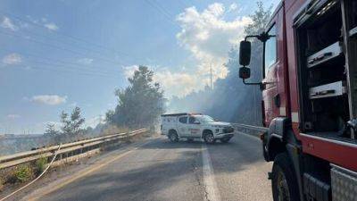 Крупный пожар на въезде в Иерусалим возле шоссе № 1 - vesty.co.il - Израиль - Иерусалим - Мевасерет-Цион