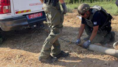 Огонь все ближе: остатки палестинской ракеты найдены на севере Израиля - 9tv.co.il - Израиль - район Дженина - Огонь