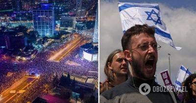 Протесты в Израиле – парламент Израиля принял судебную реформу – фото и видео - obozrevatel.com - Израиль - Видео