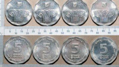Житель Ашдода изготовлял фальшивые 5-шекелевые монеты: не отличить от настоящих - vesty.co.il - Израиль - Ашдод - Арад - Реховота