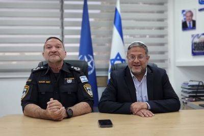Коби Шабтай - Итамар Бен-Гвир - Генеральный инспектор полиции Израиля дал понять, на чьей стороне будут правоохранительные органы в случае конституционного кризиса - 9tv.co.il - Израиль