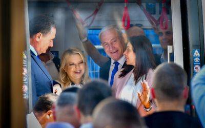 Нетаниягу открыл трамвайнyю линию в Тель-Авиве - nashe.orbita.co.il - Израиль - Тель-Авив