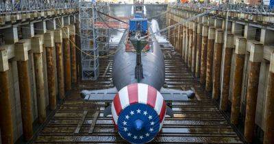 В США спустили на воду атомную субмарину USS Iowa для Военно-морских сил (фото) - focus.ua - Ирак - Сша - Украина - state Virginia - штат Айова