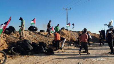 Палестинцы снова устроили беспорядки на границе Газы с Израилем - vesty.co.il - Израиль - Газа