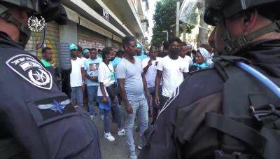 Последствия эритрейской бузы в Тель-Авиве: полиция справилась, но с трудом - 9tv.co.il - Тель-Авив - Эритрея