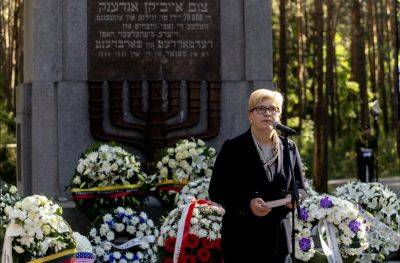 В годовщину ликвидации Вильнюсского гетто собравшиеся призвали не забывать историю - obzor.lt - Иерусалим - Литва - Вильнюс