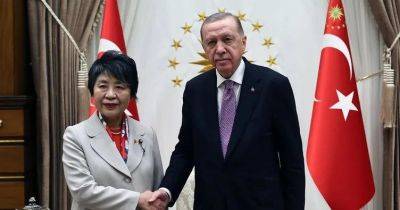 Реджеп Тайип Эрдоган - Йоко Камикава - Глава МИД Японии находится с визитом в Турции - trend.az - Япония - Турция - Президент