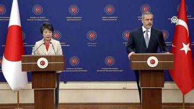 Йоко Камикава - Хакан Фидан - Министры иностранных дел Турции и Японии выступили с совместным заявлением - trend.az - Япония - Турция