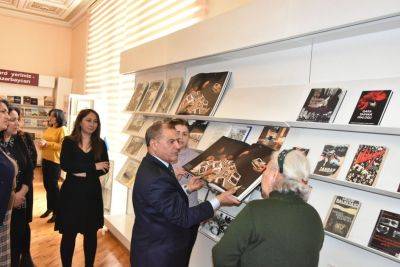 В Национальной библиотеке в Баку состоялось мероприятие, посвященное 34-й годовщине трагедии 20 Января (ФОТО) - trend.az - Ссср - Азербайджан - Баку
