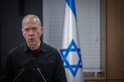 Йоав Галант - Лимор Сон - Галант объявил о несогласии с Нетанияху в вопросе о послевоенном будущем Газы - news.israelinfo.co.il - Израиль - Палестина