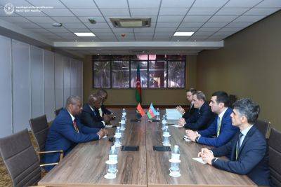 Джейхун Байрамов - Джейхун Байрамов встретился с министром иностранных дел Анголы (ФОТО) - trend.az - Азербайджан - Уганда - Ангола