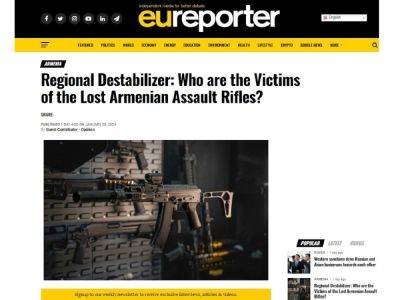 Иран мог передать "потерянное" Арменией оружие ХАМАСу - EU Reporter - trend.az - Иран - Евросоюз - Армения - Брюссель - Хамас
