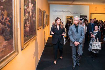 Гейдар Алиев - В Центре Гейдара Алиева открылась выставка грузинского художника Ладо Гудиашвили (ФОТО) - trend.az - Азербайджан - Грузия - Баку