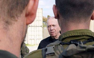 Галант: за последние 2 дня ЦАХАЛ задержал более 100 боевиков ХАМАС - nashe.orbita.co.il - Израиль - Хамас