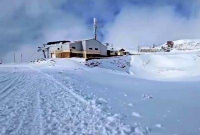 Высота снега на горе Хермон – 20 см, посещение курорта запрещено из-за обстрелов - nashe.orbita.co.il - Израиль