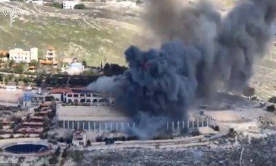 В ответ на пуски: ЦАХАЛ нанес удары по объектам Хизбаллы - mignews.net - Израиль - Ливан - деревня Марун