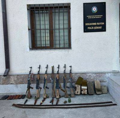 В Ходжавенде обнаружено значительное количество оружия и боеприпасов - trend.az - Азербайджан